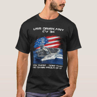 Camiseta USS Oriskany CV 34 Aeronave Carrier Veterano USA F