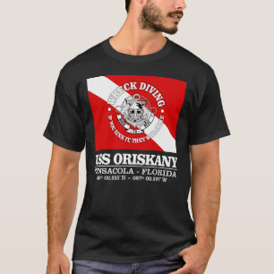 Camiseta USS Oriskany (mejores restos de naufragio)