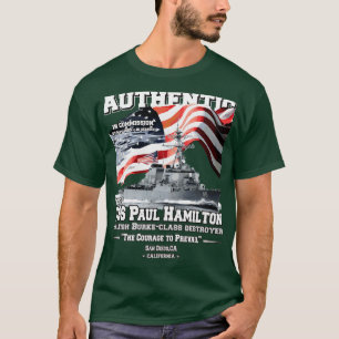 Camiseta USS Paul DDG60 Arleigh Burkeclass destructor