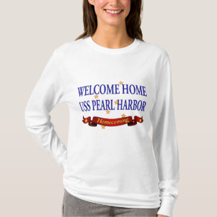 Camiseta USS Pearl Harbor casero agradable