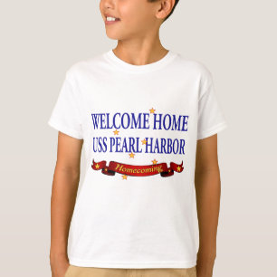 Camiseta USS Pearl Harbor casero agradable