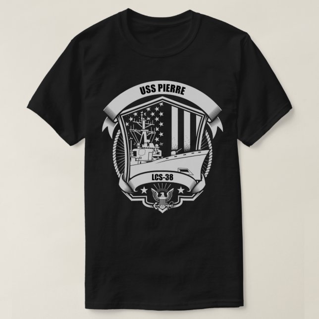 Camiseta USS Pierre LCS38  (Diseño del anverso)