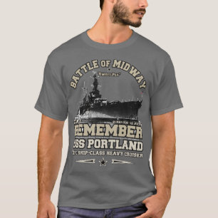 Camiseta USS Portland CA33 Heavy Cruiser navy vetrans