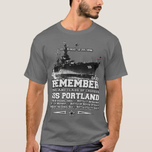 Camiseta USS Portland CLCA33 Cruiser pesado