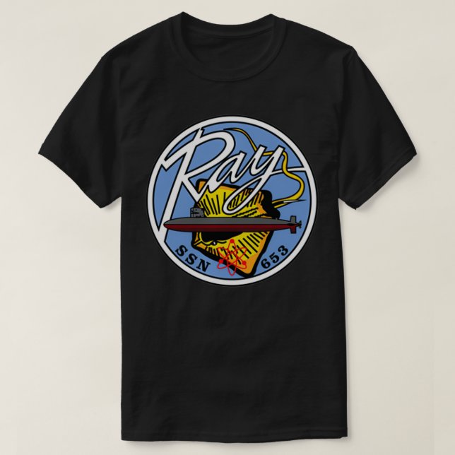 Camiseta USS Ray SSN653  (Diseño del anverso)