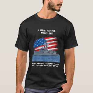 Camiseta USS Reid FFG 30 Clase Frigate American Flag Vetera
