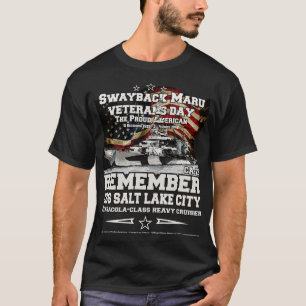 Camiseta USS Salt Lake City CA25 US Heavy Cruiser