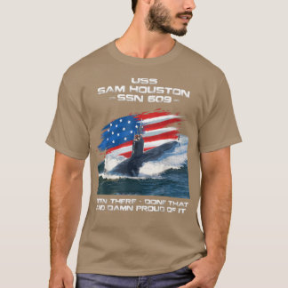 Camiseta USS Sam Houston SSN609 Submarine Vet