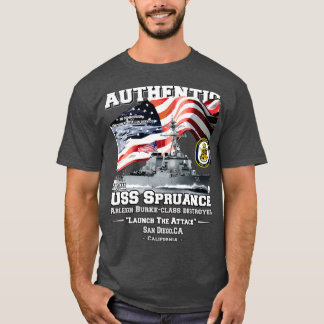 Camiseta USS Spruance DDG11 Destroyer Veterans
