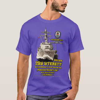 Camiseta USS Sterett DDG104 Veteranos destructores