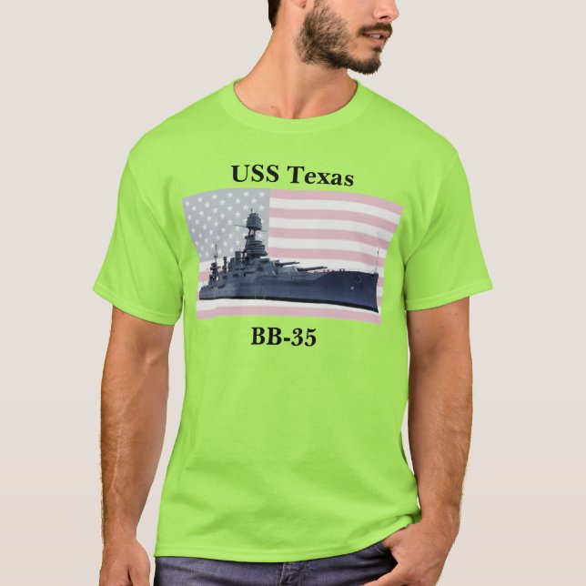 Camiseta USS Texas (BB-35) (Anverso)