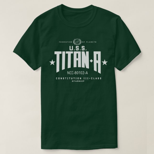 Camiseta USS TitanA (Diseño del anverso)
