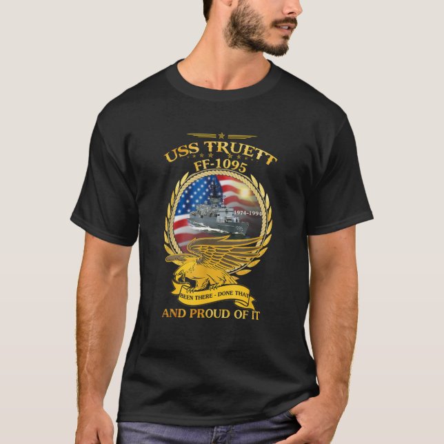 Camiseta USS Truett FF 1095 (Anverso)