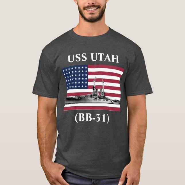 Camiseta USS Utah (BB-31)  (Anverso)