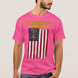 Camiseta USS Veteranos de portaaviones del mar CV47 de Fili