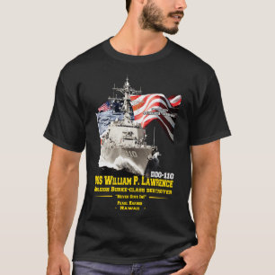 Camiseta USS William P Lawrence DDG110 Destructor de Misile