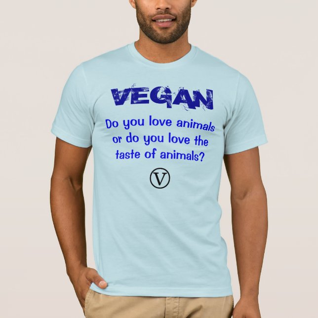 Camiseta Ⓥ Usted ama animales (Anverso)