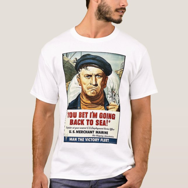 Camiseta ¡Usted apostó que estoy volviendo al mar! (Anverso)