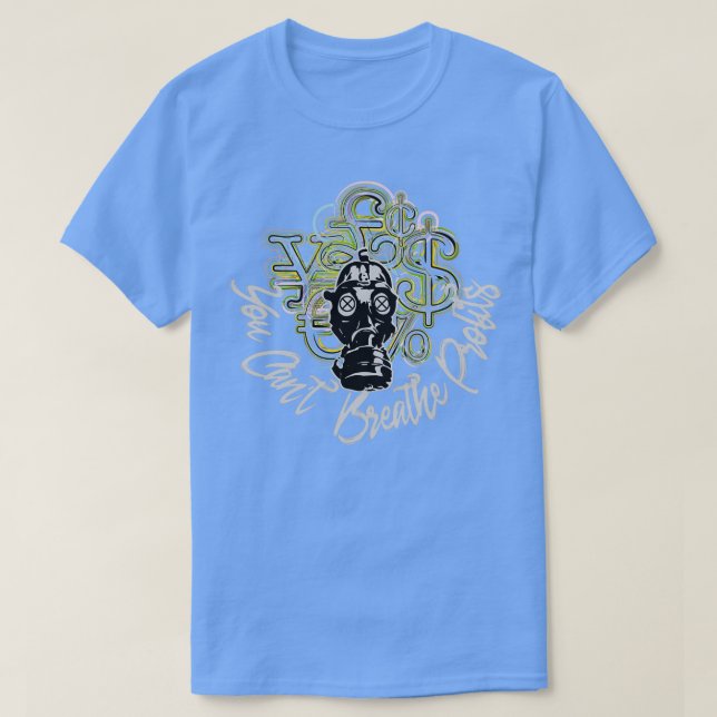 Camiseta Usted Canx27t Respiración Beneficio (Diseño del anverso)