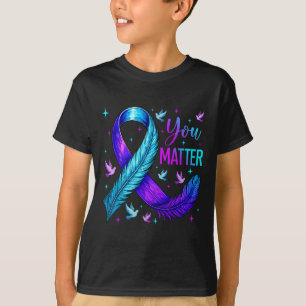 Camiseta Usted Cinta Ave Prevención de la Conciencia del Su