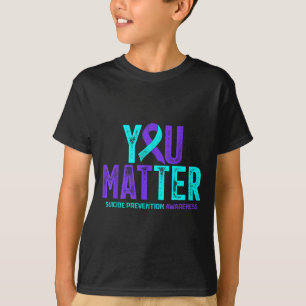Camiseta Usted - Cinta de Conciencia del Propósito Violeta 