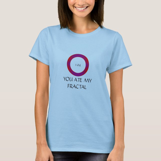CAMISETA USTED COMIÓ MI FRACTAL (Anverso)