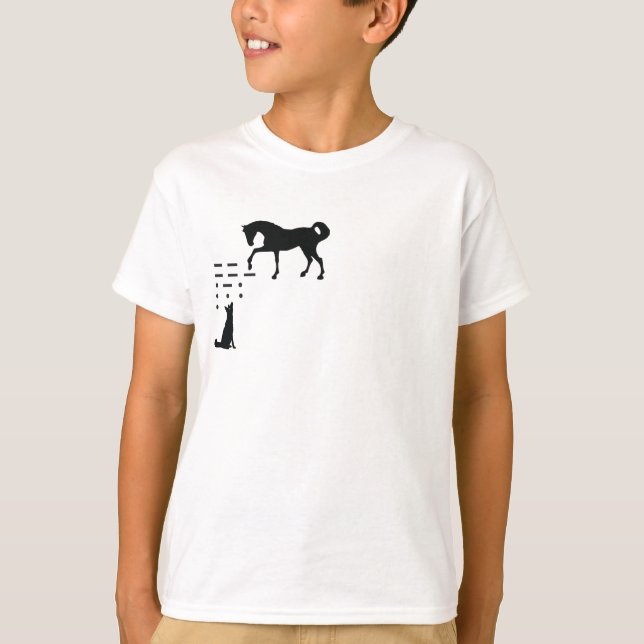 Camiseta ¿Usted comunicará por Morse? (Anverso)