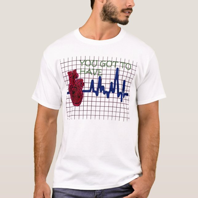 CAMISETA USTED CONSIGUIÓ TENER CORAZÓN (Anverso)