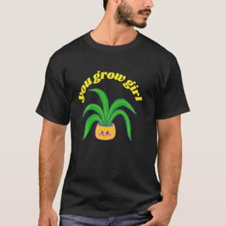 Camiseta Usted cultiva una planta divertida Chica
