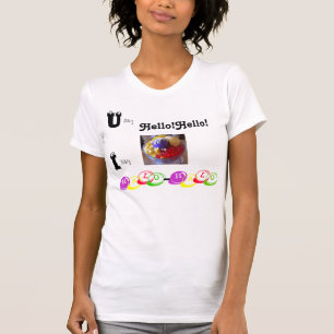 Camiseta Usted dice que hola hola digo halo del halo