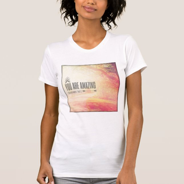 Camiseta Usted es asombroso (Anverso)