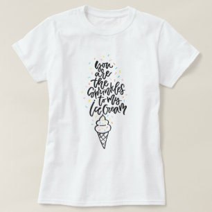 Camiseta Usted es asperja a mis letras del helado