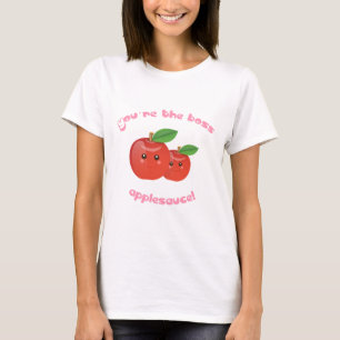 Camiseta ¡Usted es el jefe, compota de manzanas!