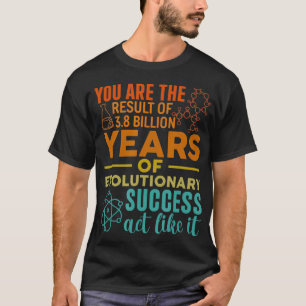 Camiseta Usted Es El Resultado De La Gracia Del Éxito Evolu
