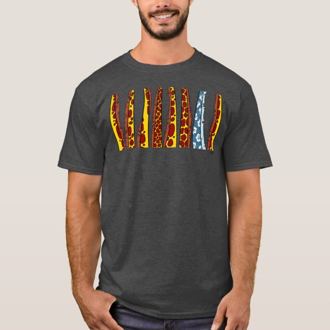Camiseta USTED ES GIRAFFE por Jeff Willis Art (Anverso)