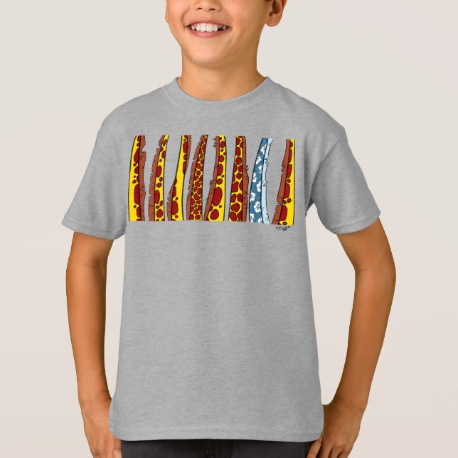 Camiseta USTED ES GIRAFFE por Jeff Willis Art (Anverso)
