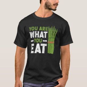 Camiseta Usted Es Lo Que Come Asparagus Vegetaria Vegetable