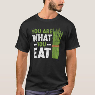Camiseta Usted Es Lo Que Come Asparagus Vegetaria Vegetable