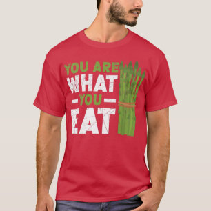 Camiseta Usted Es Lo Que Come Asparagus Vegetaria Vegetable
