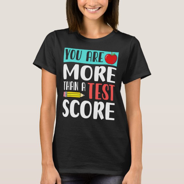 Camiseta Usted Es Más Que Un Día De Prueba Del Profesor (Anverso)