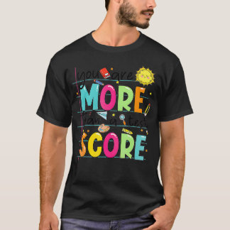 Camiseta Usted Es Más Que Un Test Puntuación De Pruebas De 