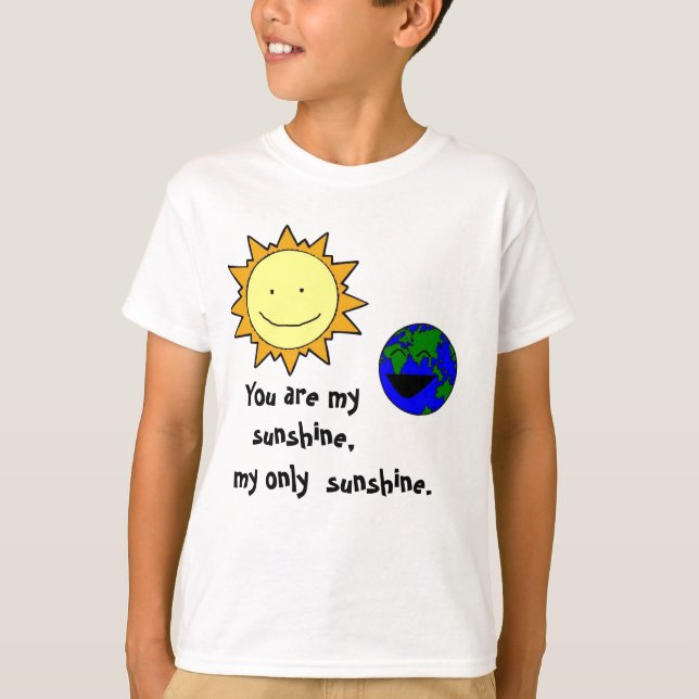 Camiseta Usted es mi sol (Anverso)