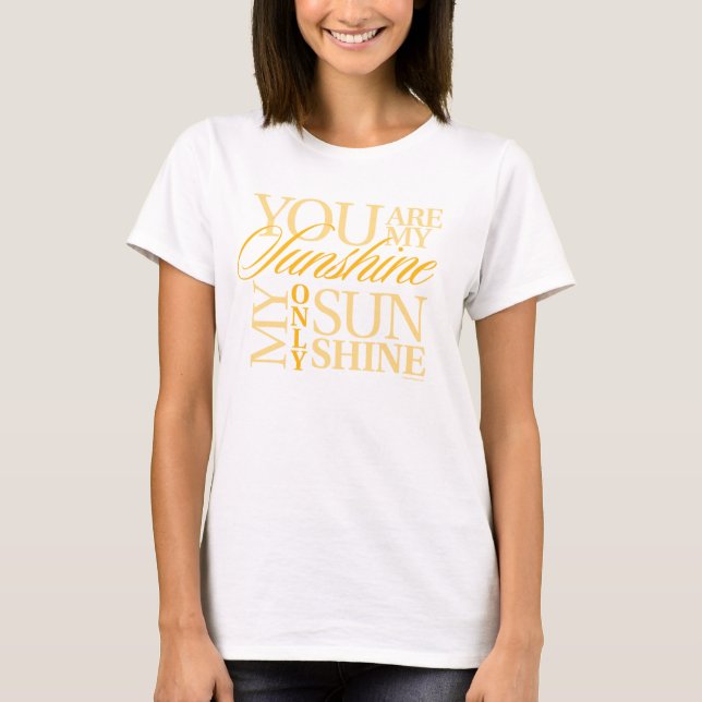Camiseta Usted es mi sol (Anverso)