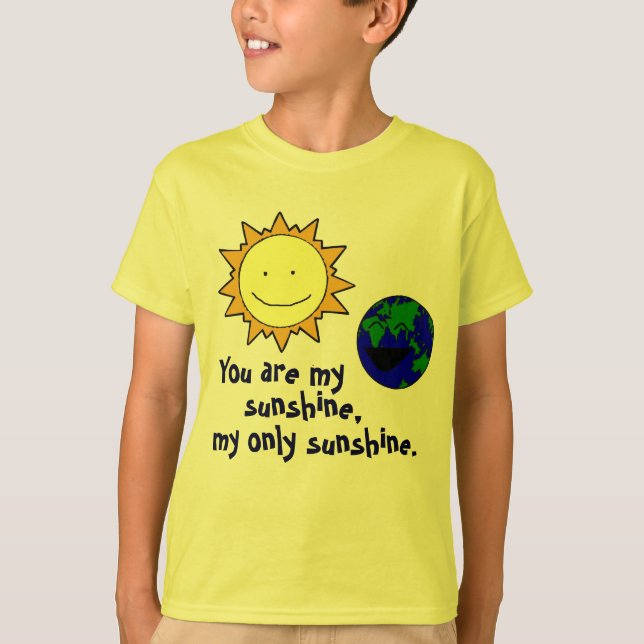 Camiseta Usted es mi sol (Anverso)