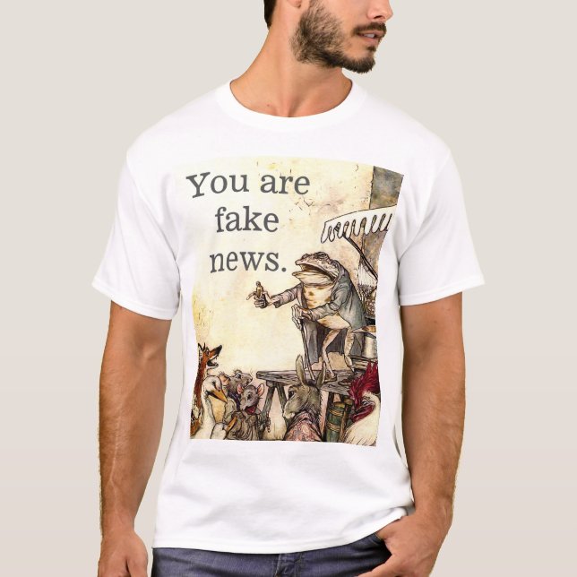 Camiseta "Usted es sátira del triunfo de las noticias (Anverso)