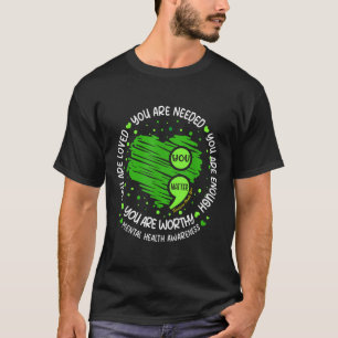 Camiseta Usted Es Suficiente Awarene De Salud Mental De Sem