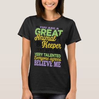 Camiseta Usted Es Un Gran Portero Animal Muy Especial Zoo K