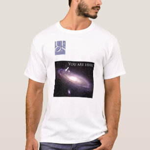 Camiseta Usted está aquí