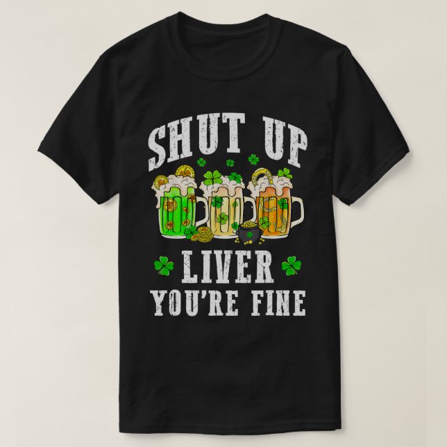 Camiseta Usted Está Bien Para El Día De La Cerveza De St Pa (Diseño del anverso)