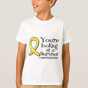 Camiseta Usted está mirando a un superviviente del cáncer